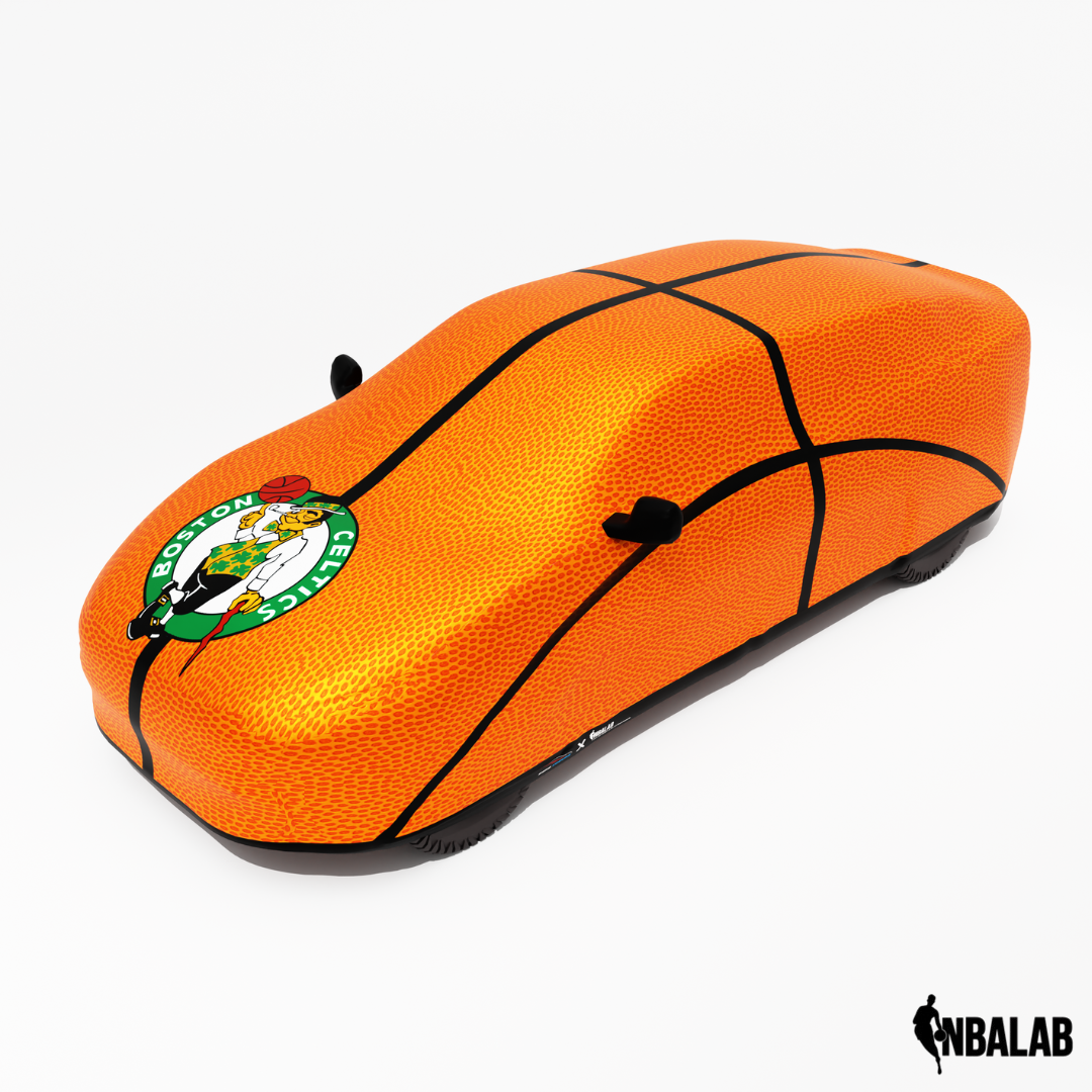 Officially Licensed Boston Celtics Life Size Basketball Car Covers – Indoor & Outdoor | NBA Protection | HeroCovers