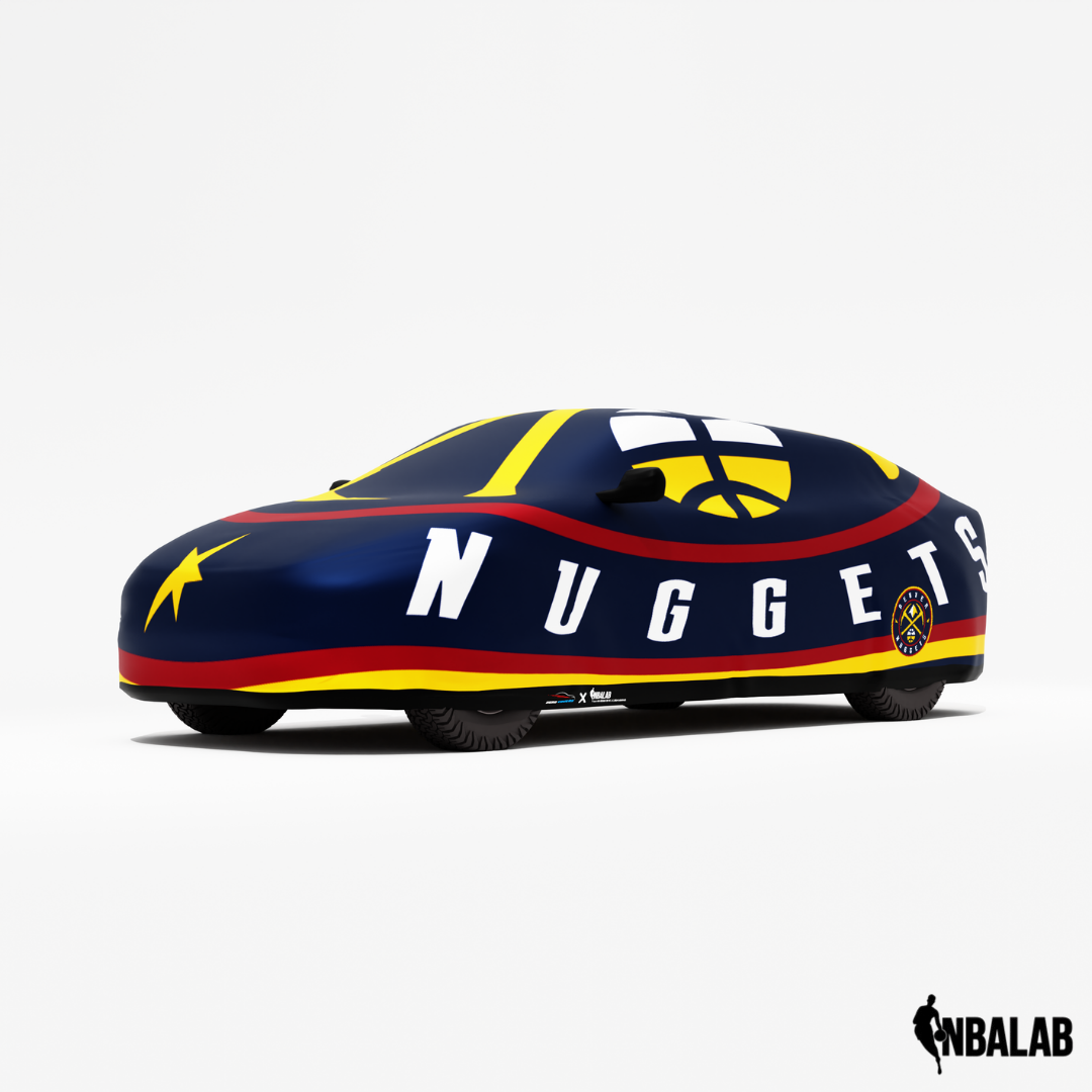 Officially Licensed Denver Nuggets Cover Stretch Logo – Indoor & Outdoor | NBA Protection | HeroCovers