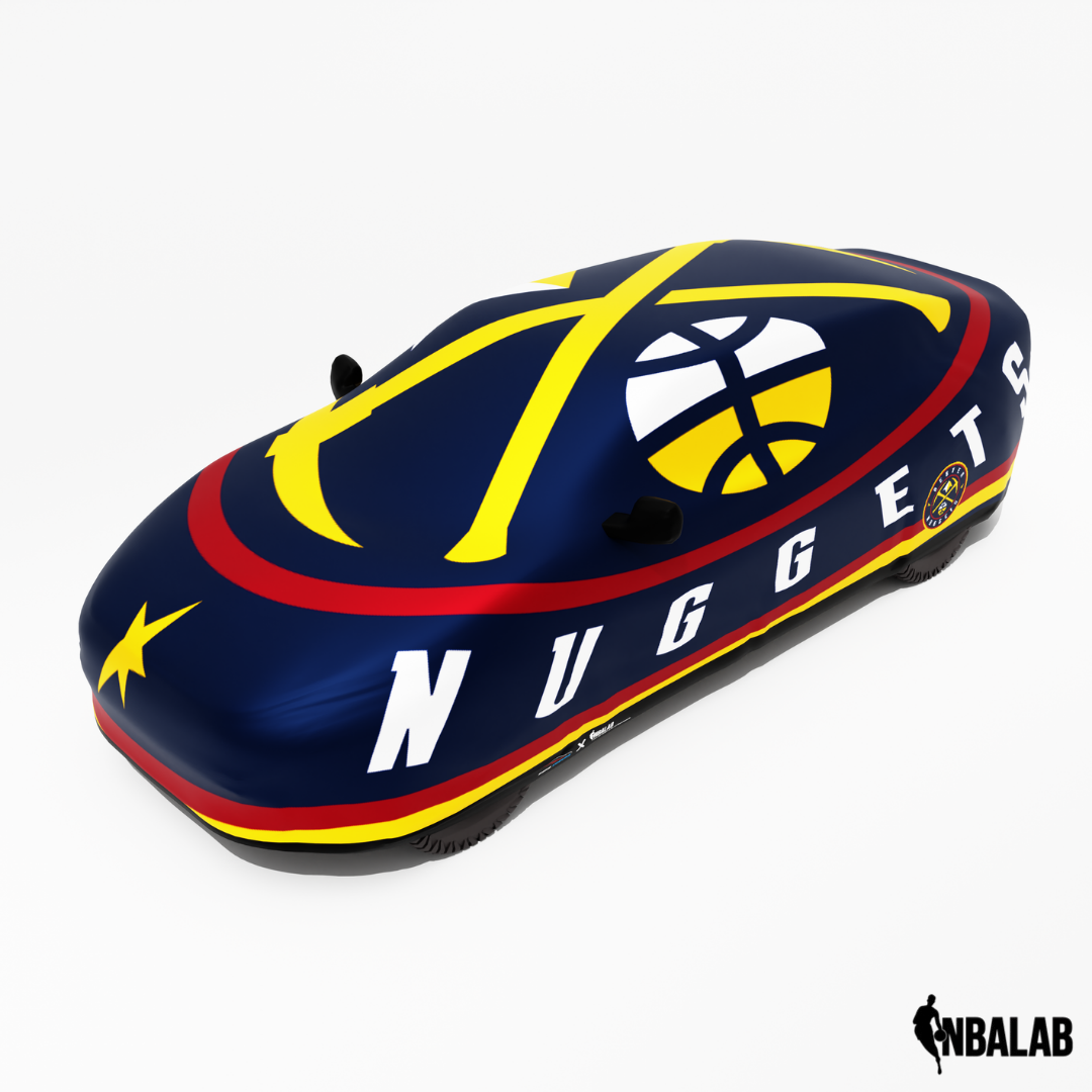 Officially Licensed Denver Nuggets Cover Stretch Logo – Indoor & Outdoor | NBA Protection | HeroCovers