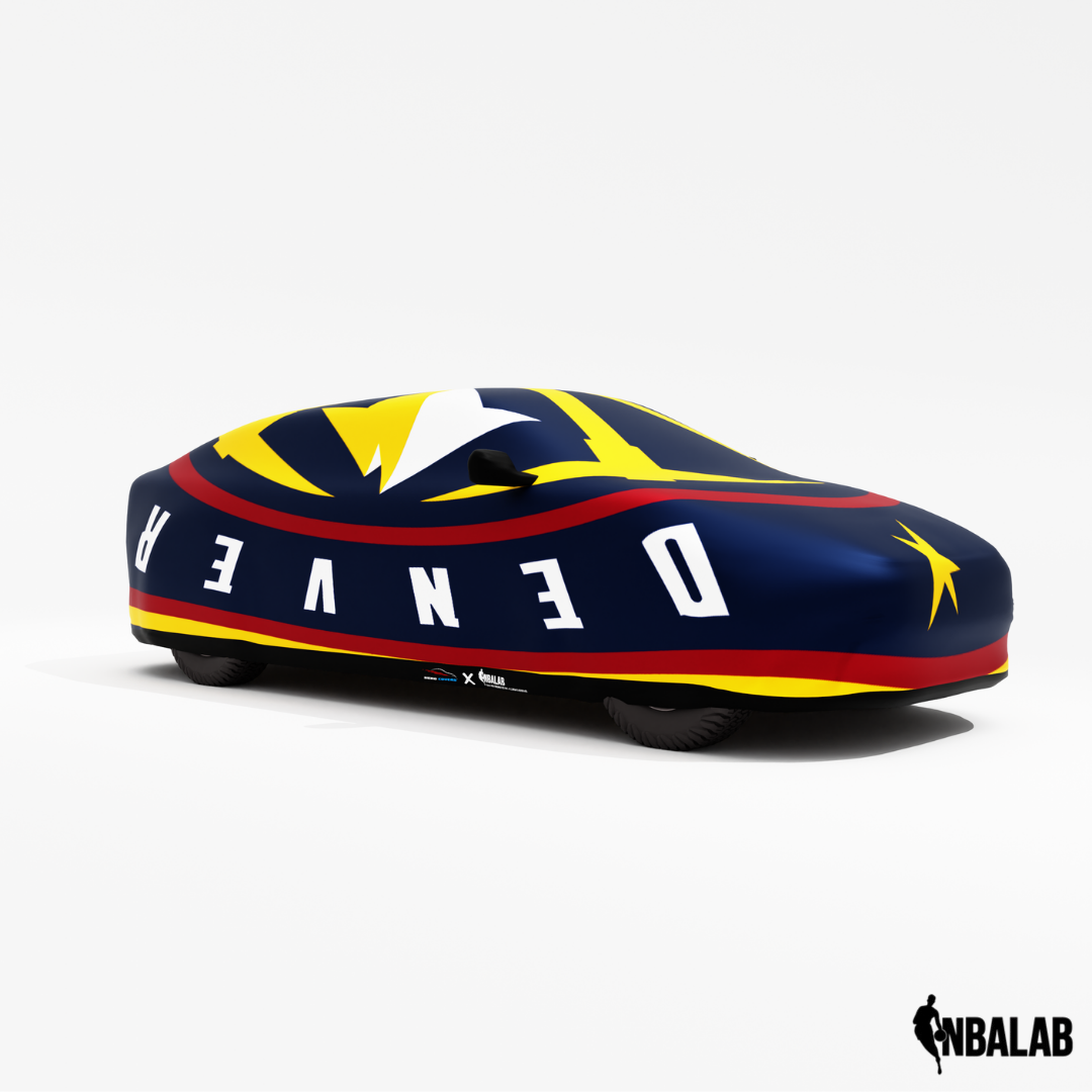 Officially Licensed Denver Nuggets Cover Stretch Logo – Indoor & Outdoor | NBA Protection | HeroCovers