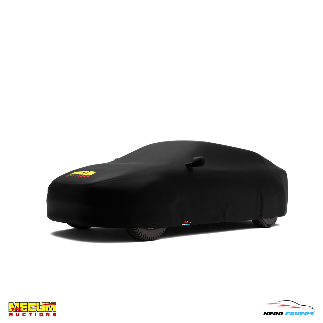Mecum Auctions Black Car Cover by HeroCovers