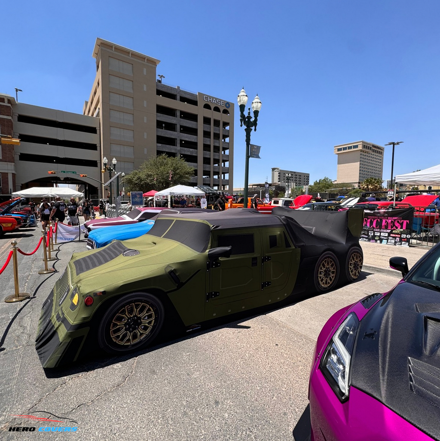 A Custom Car Cover For A Range Rover Classic