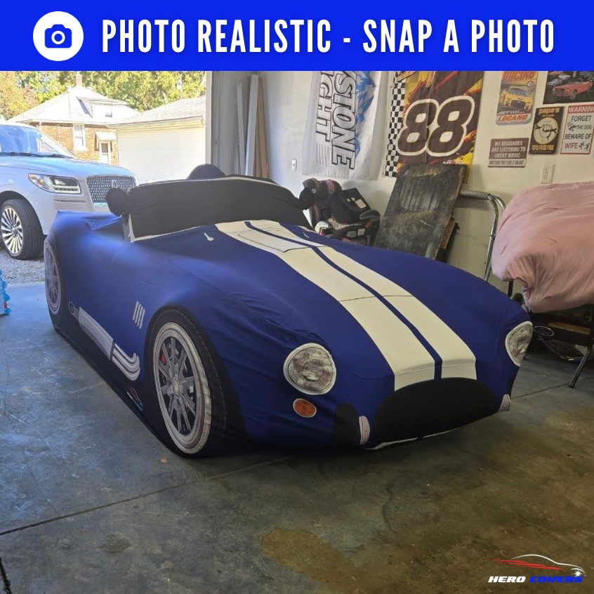 A Custom Car Cover For A Shelby Cobra 289