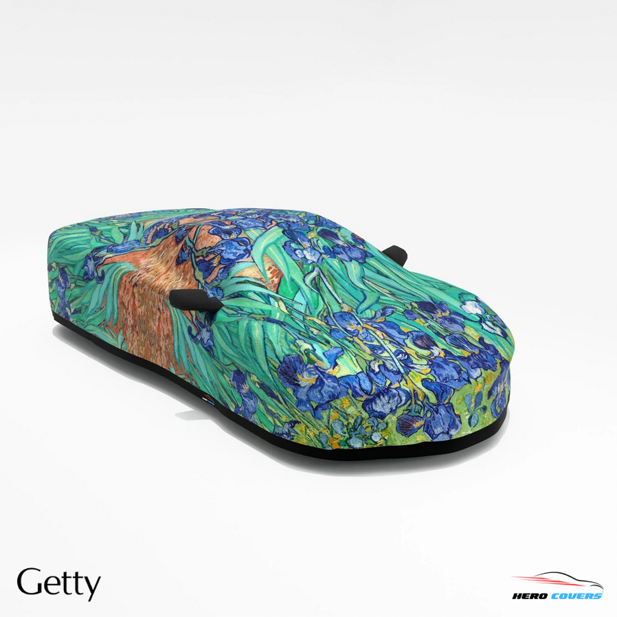 Van Gogh (Irises 1889) Car Cover – Custom Art for Your Car