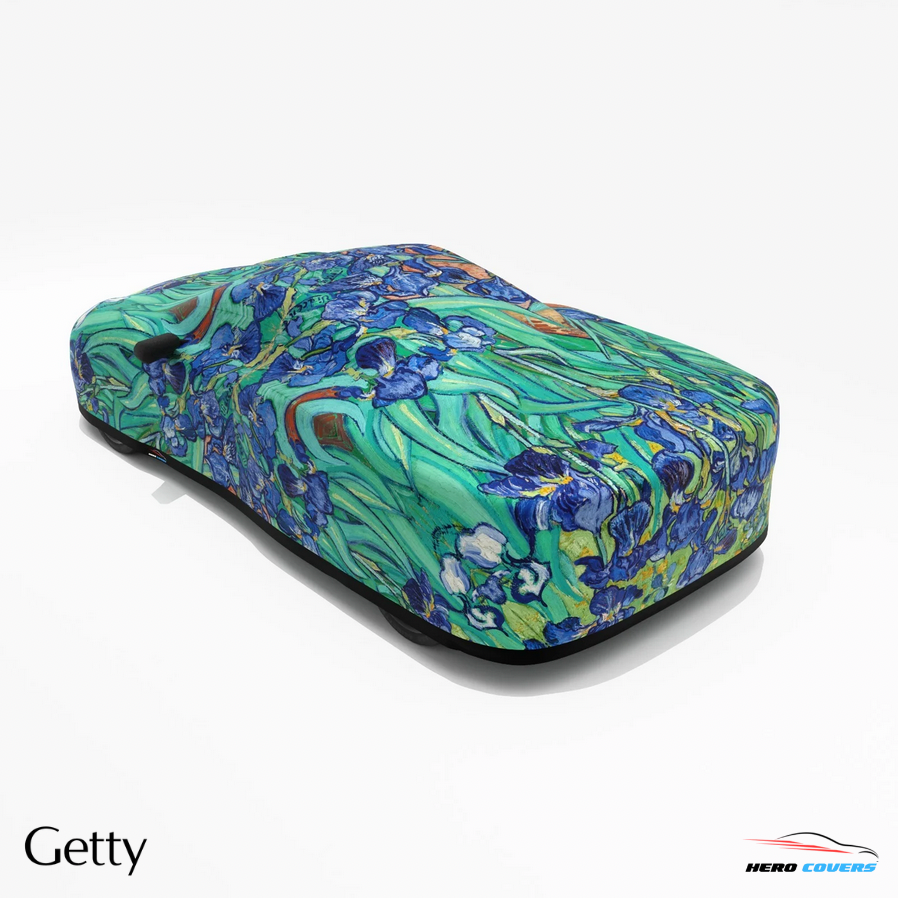 Van Gogh (Irises 1889) Car Cover – Custom Art for Your Car