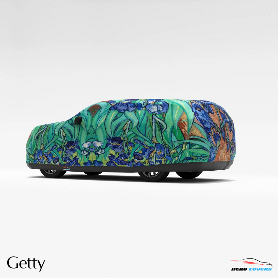 Van Gogh (Irises 1889) Car Cover – Custom Art for Your Car