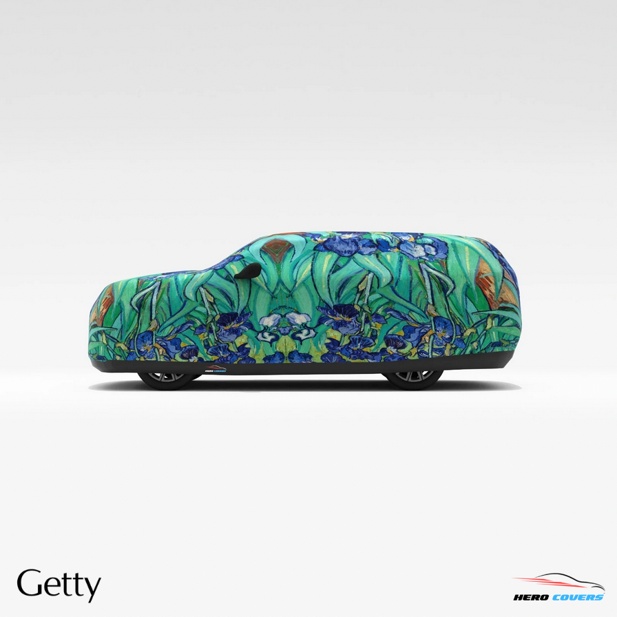 Van Gogh (Irises 1889) Car Cover – Custom Art for Your Car