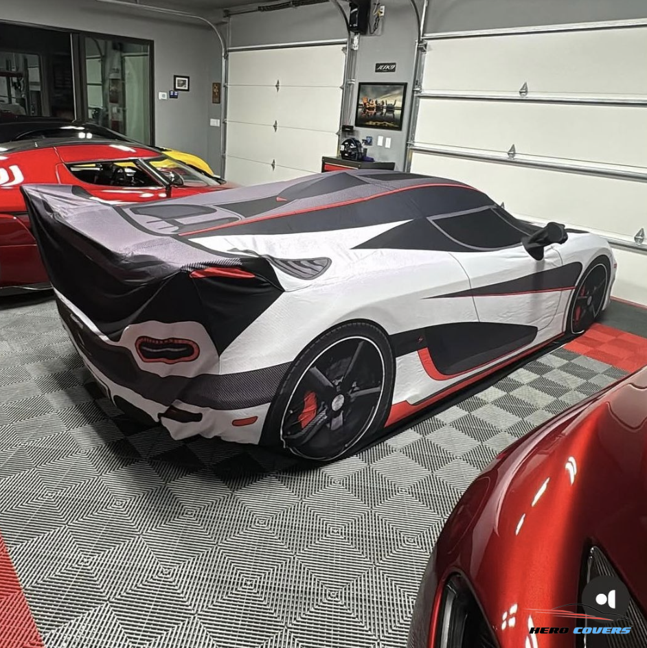 A Custom Car Cover For A Koenigsegg Agera