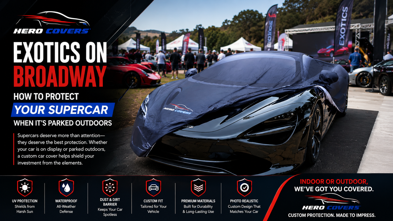 Exotics on Broadway 2026: Protecting Your Supercar Beyond the Spotlight