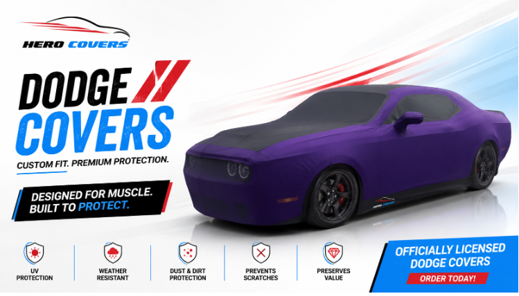 Dodge Challenger Custom Car Covers: Premium Protection for Your Muscle Car