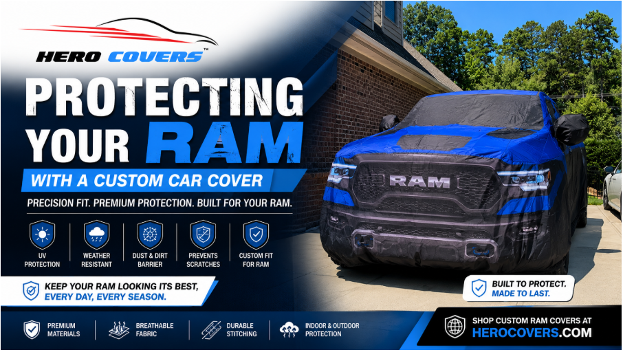 Custom Car Covers for Ram Trucks: The Best Way to Protect Your Investment