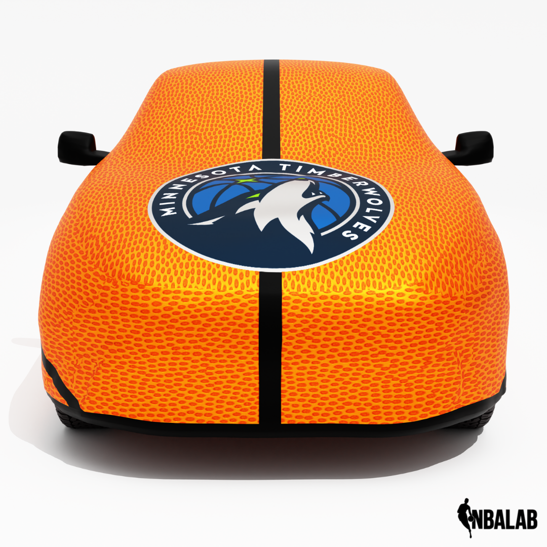 Officially Licensed Minnesota Timberwolves Life Size Basketball Car Covers – Indoor & Outdoor | NBA Protection | HeroCovers