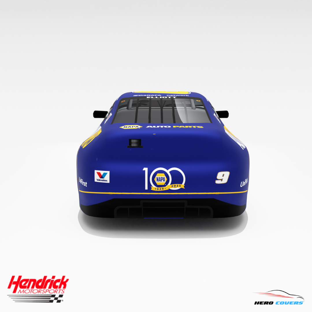 Officially Licensed Hendrick Motorsports NAPA(BLUE) Car Cover – Precision Fit & Ultimate Protection | HeroCovers