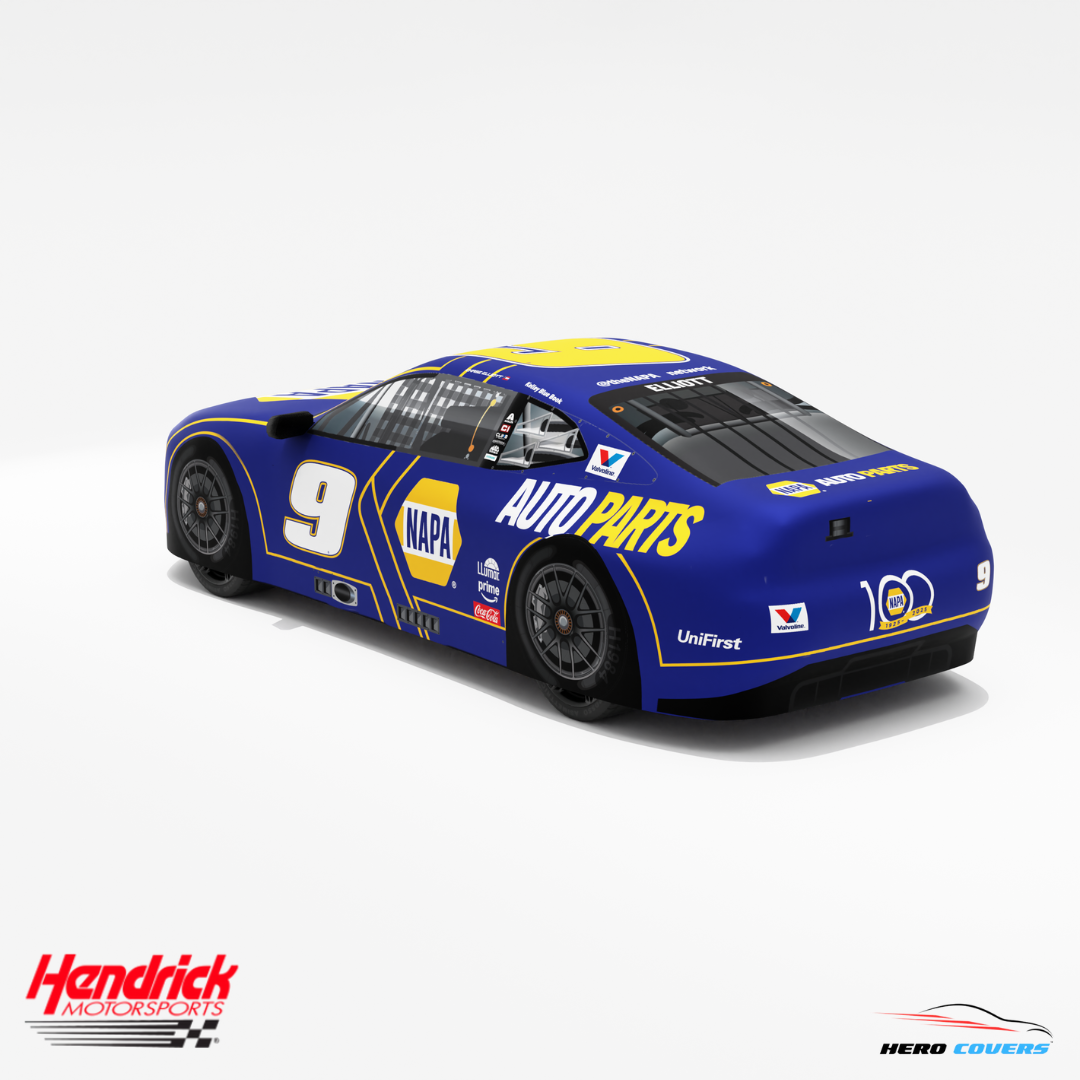 Officially Licensed Hendrick Motorsports NAPA(BLUE) Car Cover – Precision Fit & Ultimate Protection | HeroCovers