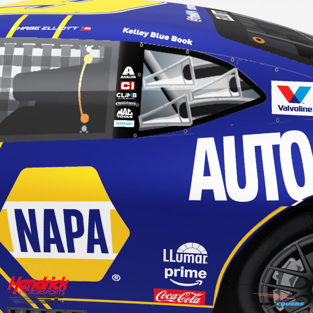 Officially Licensed Hendrick Motorsports NAPA(BLUE) Car Cover – Precision Fit & Ultimate Protection | HeroCovers