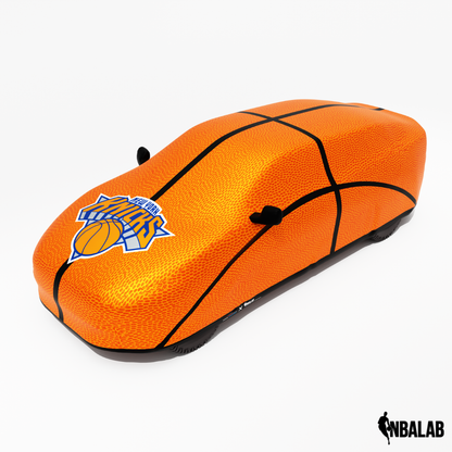 Officially Licensed  New York Knicks Life Size Basketball Car Covers – Indoor & Outdoor | NBA Protection | HeroCovers