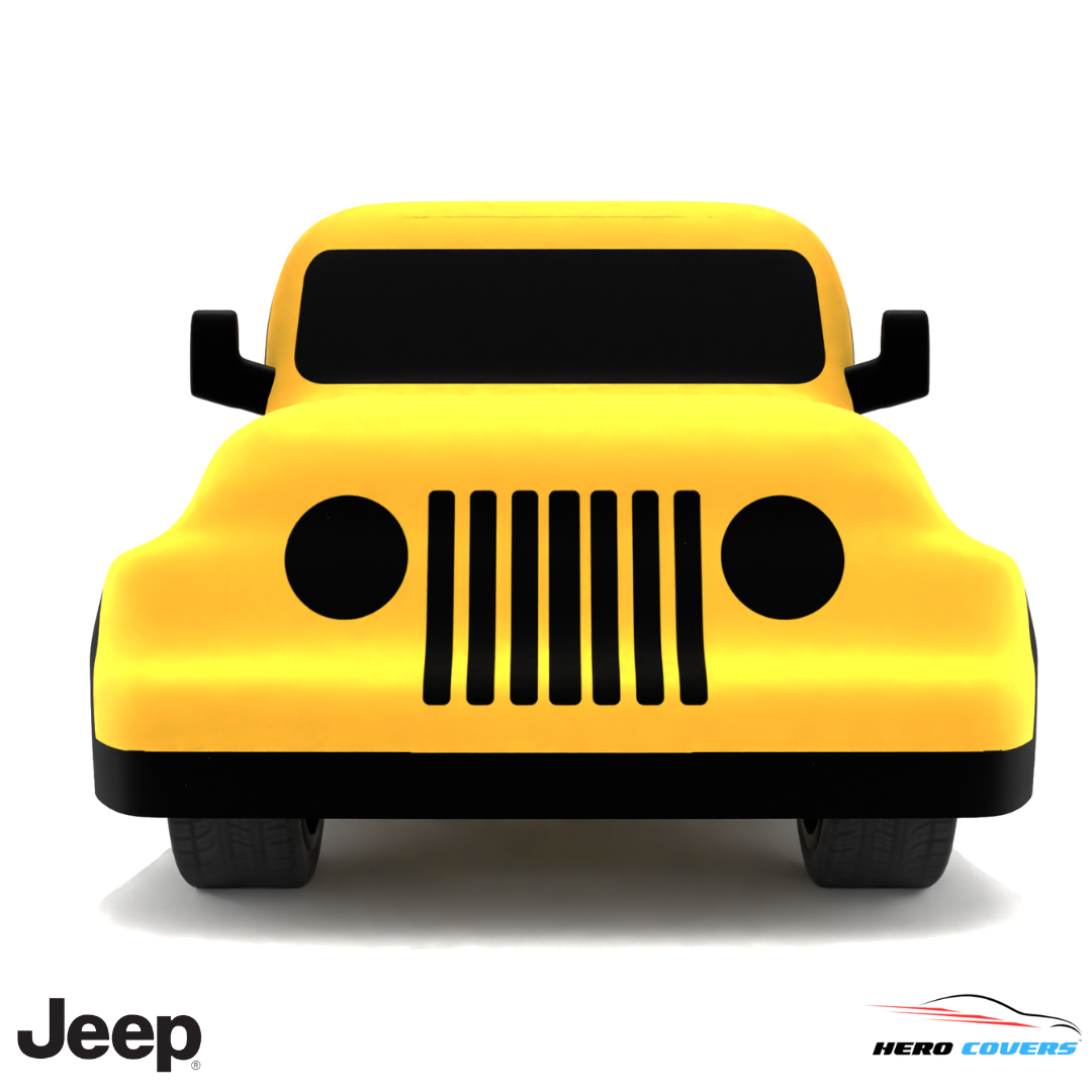 Jeep Wrangler 1996 Car Cover: Indoor & Outdoor Use - HeroCovers