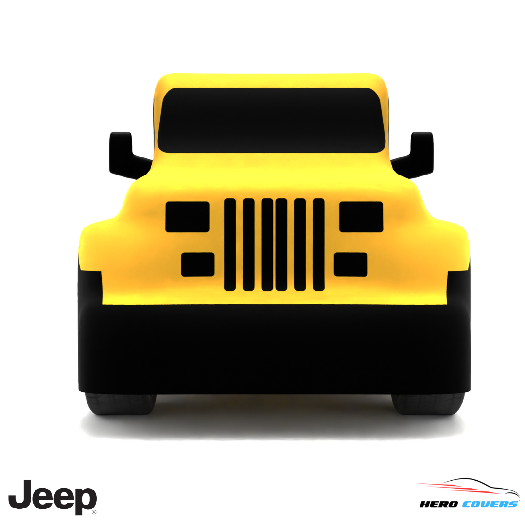 Jeep Wrangler 1987 Car Cover: Indoor & Outdoor Use - HeroCovers