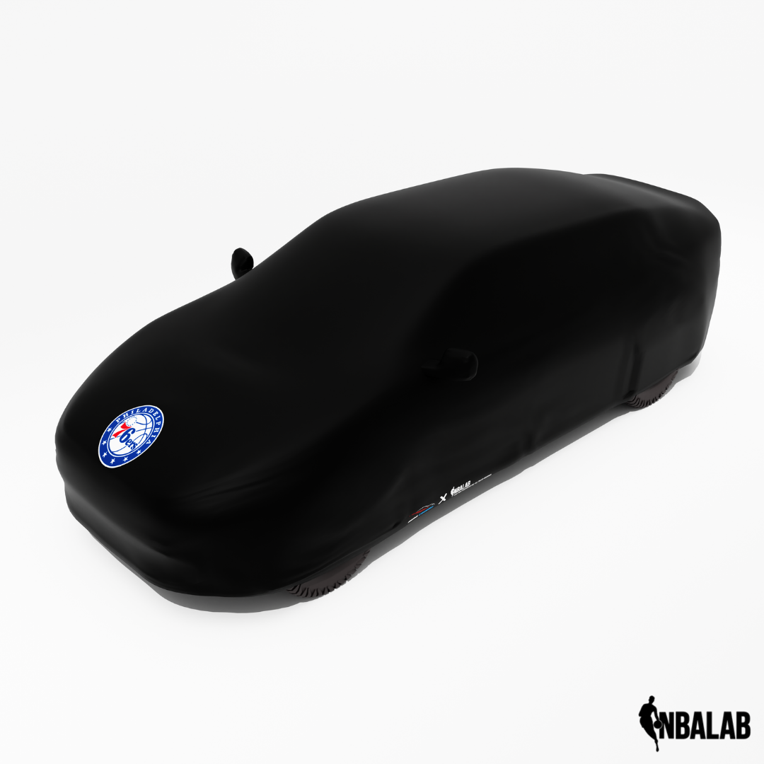 Officially Licensed Philadelphia Black Car Covers – Indoor & Outdoor | NBA Protection | HeroCovers