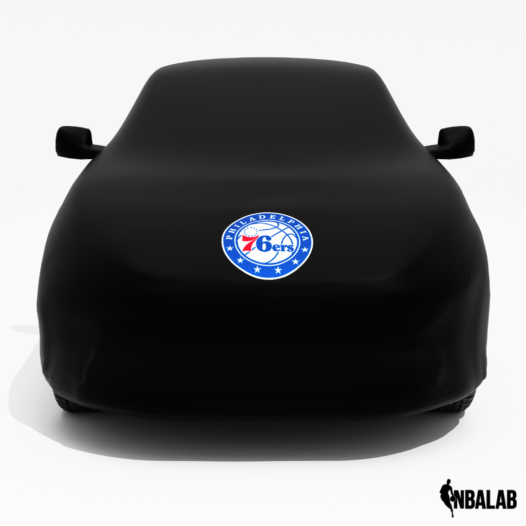 Officially Licensed Philadelphia Black Car Covers – Indoor & Outdoor | NBA Protection | HeroCovers