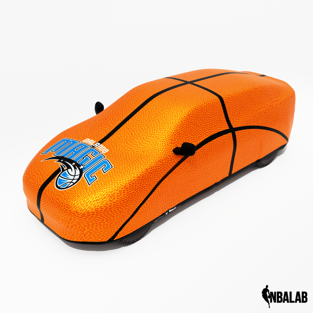 Officially Licensed Orlando Magic Life Size Basketball Car Covers – Indoor & Outdoor | NBA Protection | HeroCovers