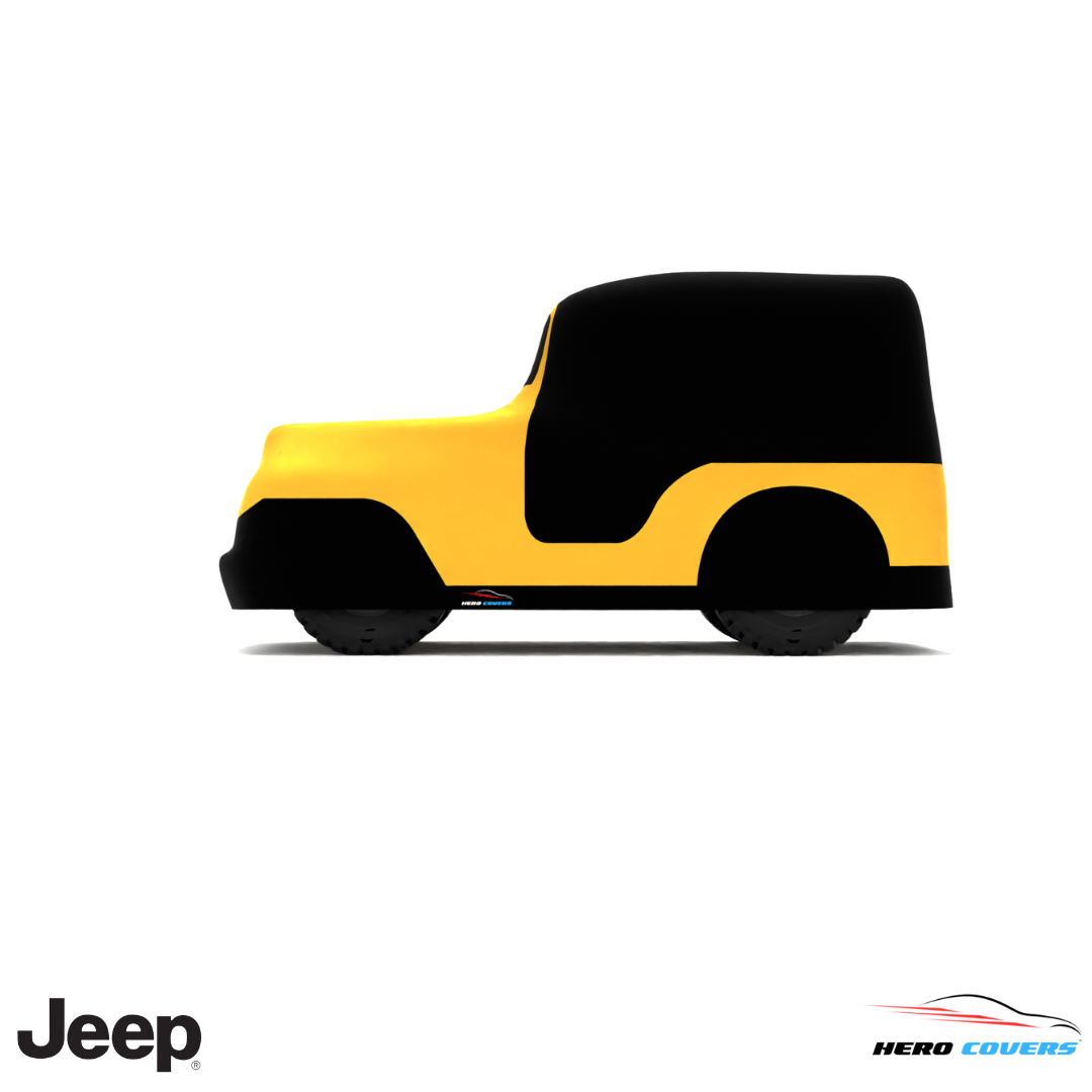 Jeep JS Series 1953 Car Cover: Indoor & Outdoor Use - HeroCovers
