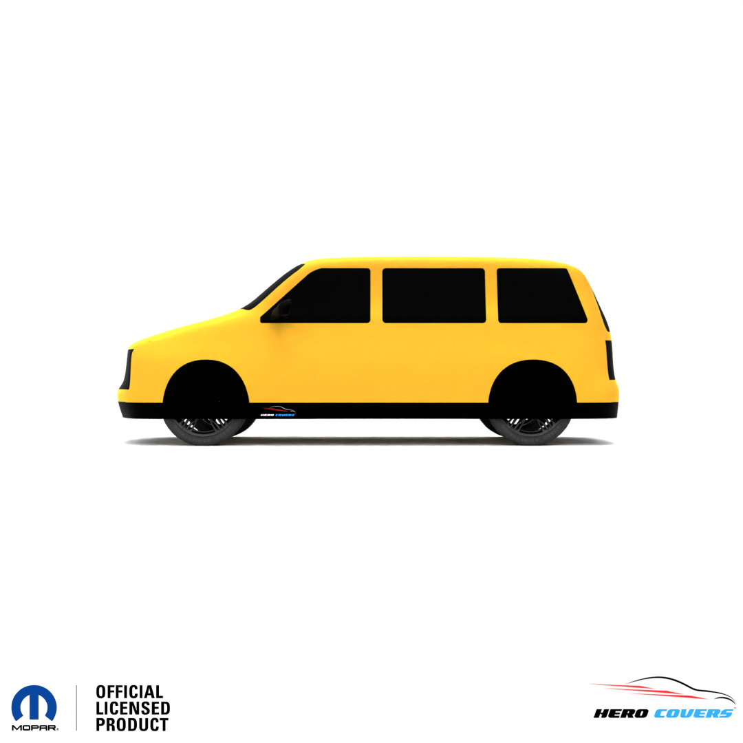 Dodge Caravan 1st Gen (1984–1990) Car Cover: Indoor & Outdoor Use - HeroCovers
