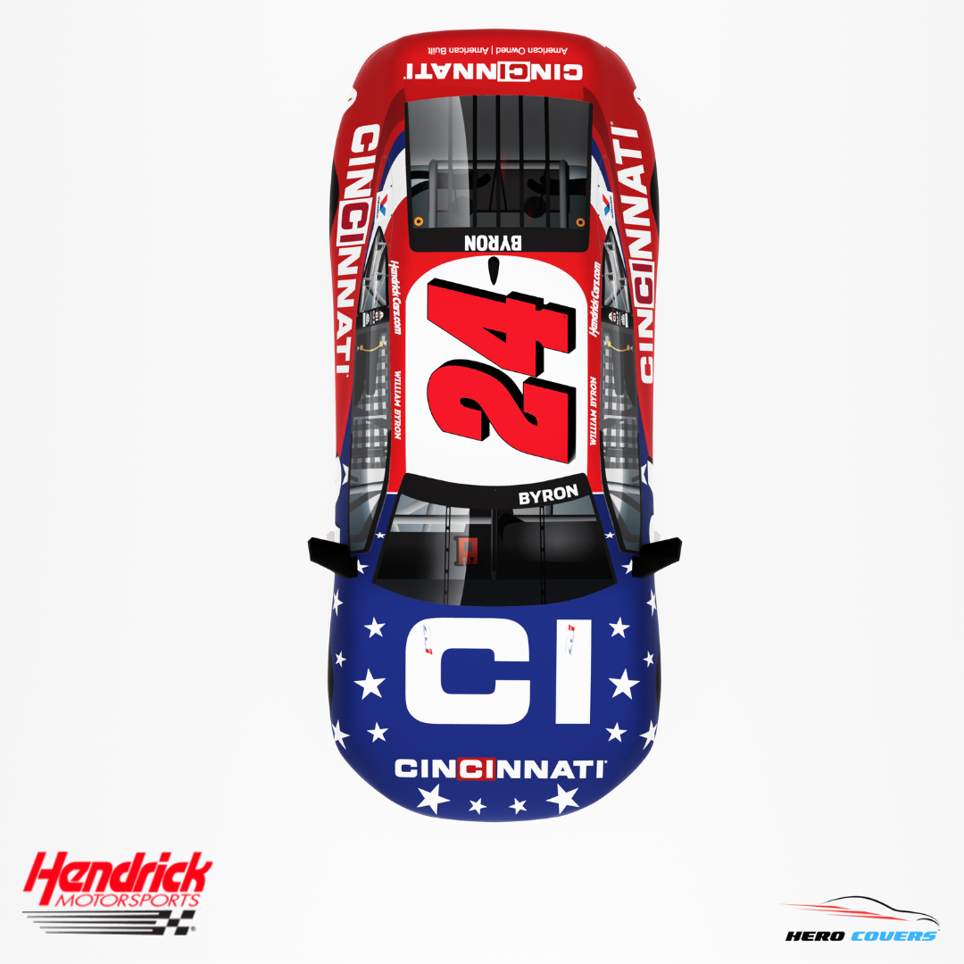 Officially Licensed Hendrick Motorsports Cincinnati Custom Car Cover