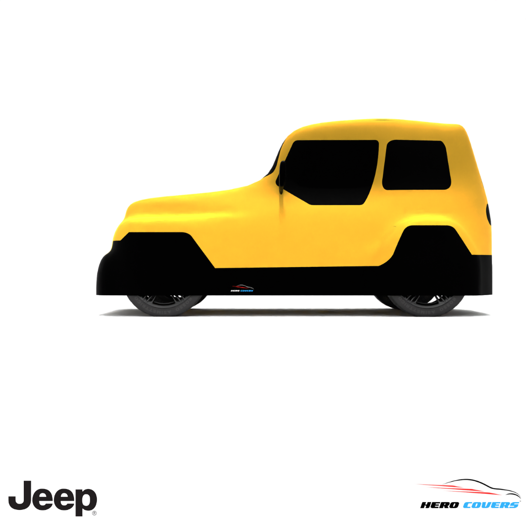Jeep Wrangler 1987 Car Cover: Indoor & Outdoor Use - HeroCovers
