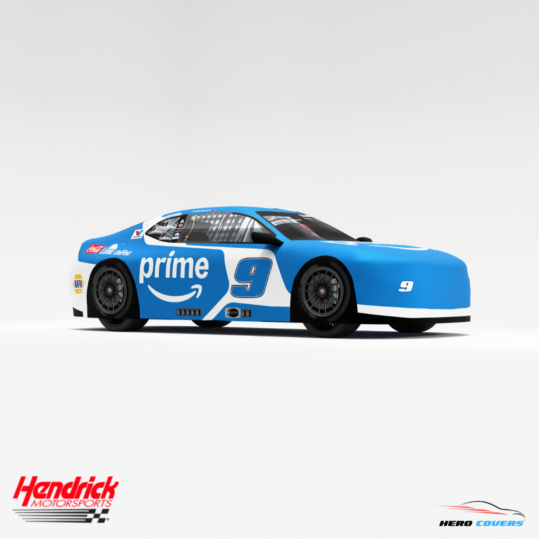 Officially Licensed Hendrick Motorsports AMAZON PRIME Car Cover – Precision Fit & Ultimate Protection | HeroCovers