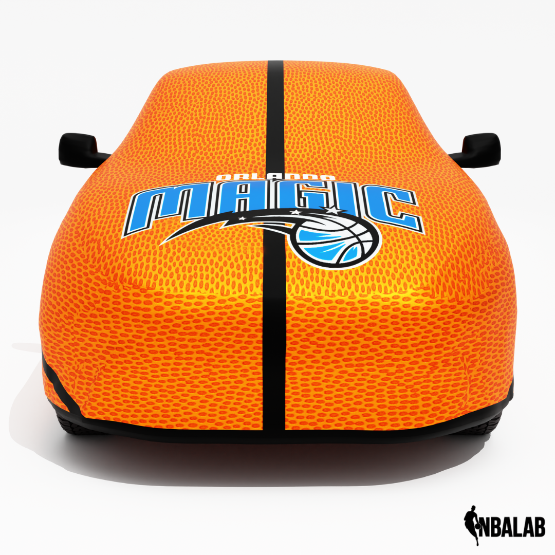 Officially Licensed Orlando Magic Life Size Basketball Car Covers – Indoor & Outdoor | NBA Protection | HeroCovers