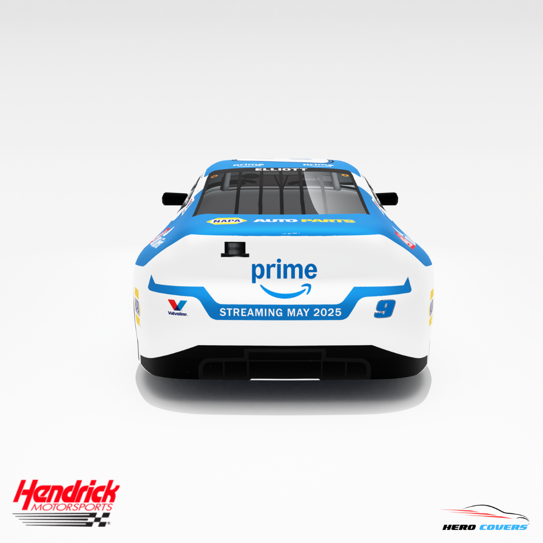 Officially Licensed Hendrick Motorsports AMAZON PRIME Car Cover – Precision Fit & Ultimate Protection | HeroCovers