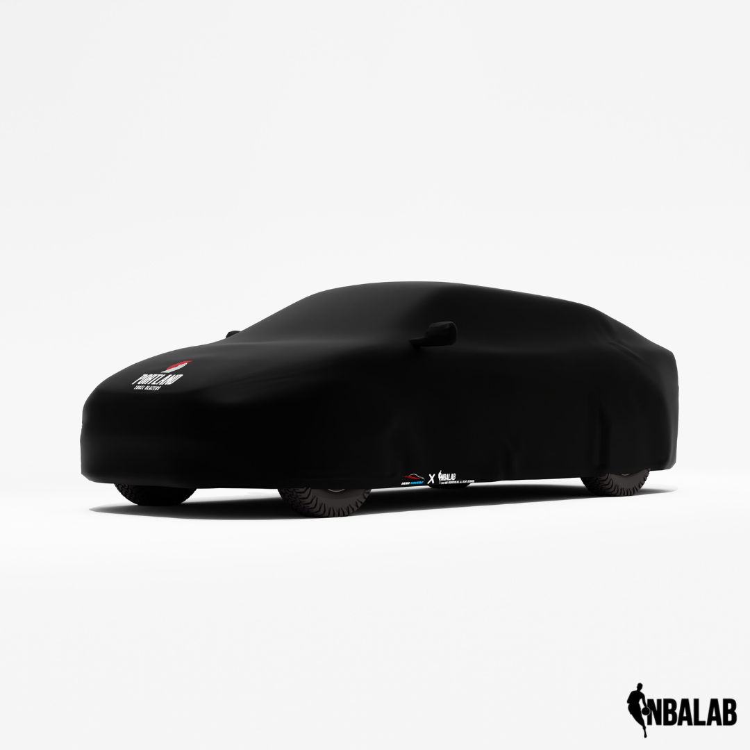 Officially Licensed Portland Trailblazer Black Car Covers – Indoor & Outdoor | NBA Protection | HeroCovers