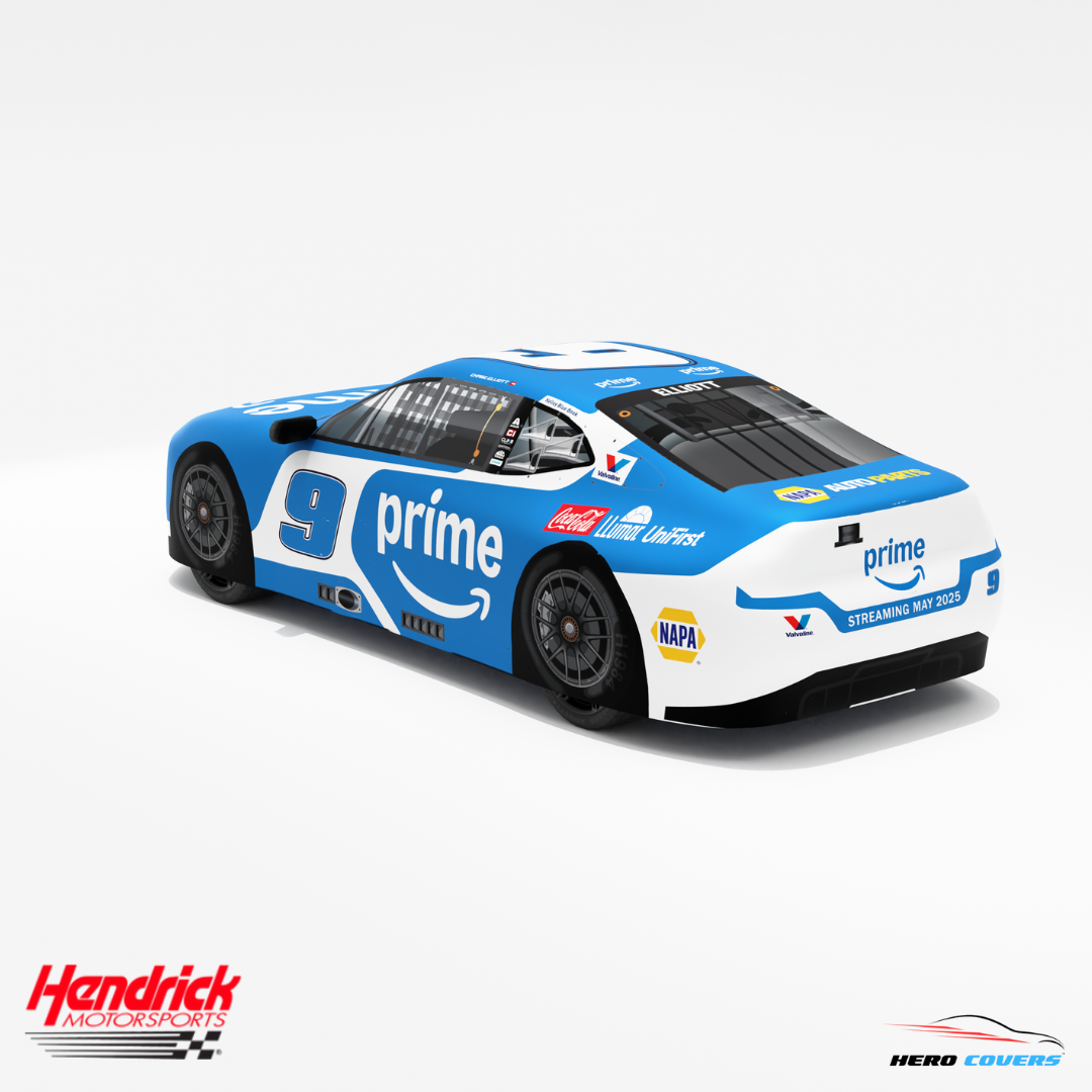 Officially Licensed Hendrick Motorsports AMAZON PRIME Car Cover – Precision Fit & Ultimate Protection | HeroCovers