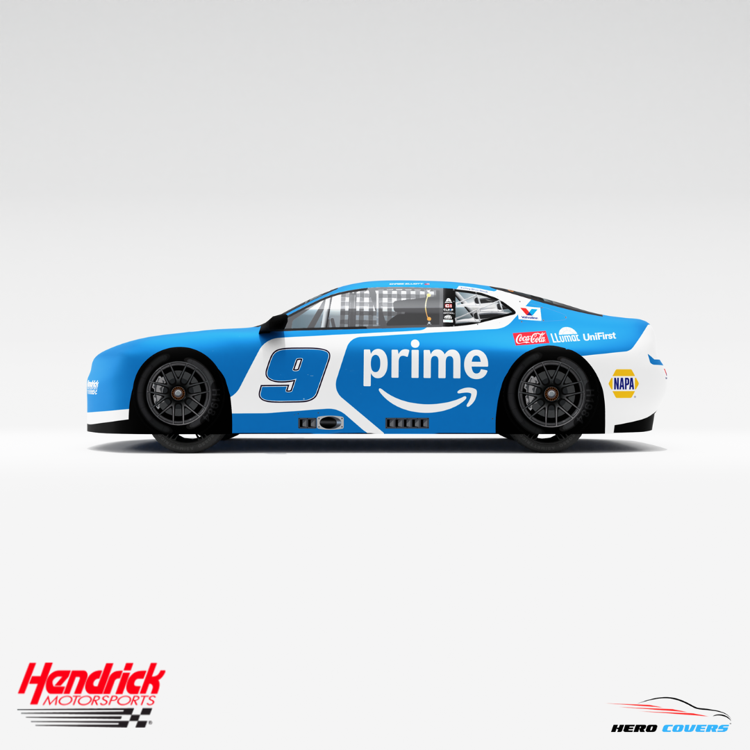 Officially Licensed Hendrick Motorsports AMAZON PRIME Car Cover – Precision Fit & Ultimate Protection | HeroCovers