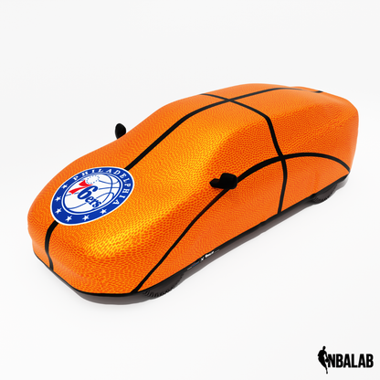 Officially Licensed Philadelphia Life Size Basketball Car Covers – Indoor & Outdoor | NBA Protection | HeroCovers