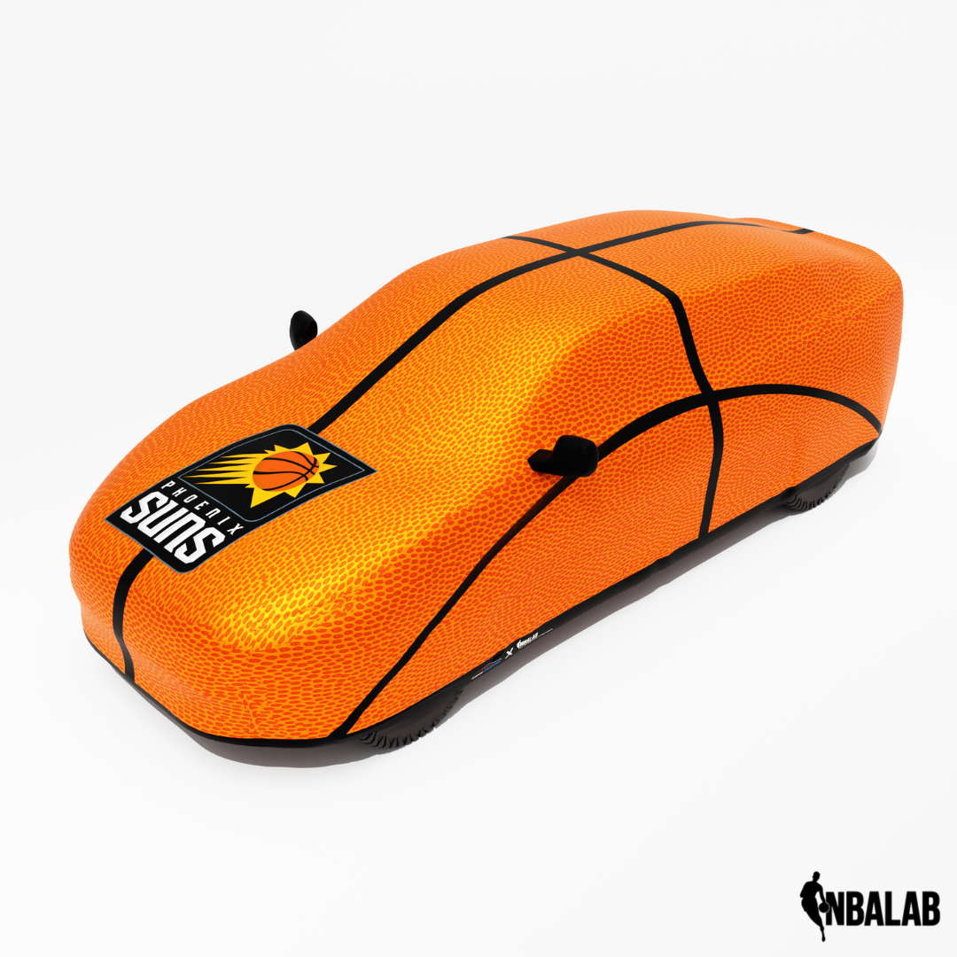 Officially Licensed Phoenix Suns Life Size Basketball Car Covers – Indoor & Outdoor | NBA Protection | HeroCovers