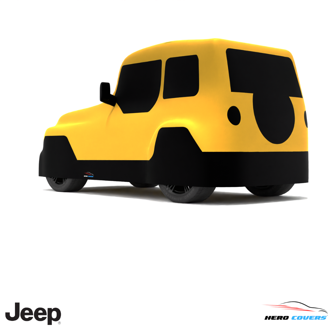 Jeep Wrangler 1987 Car Cover: Indoor & Outdoor Use - HeroCovers