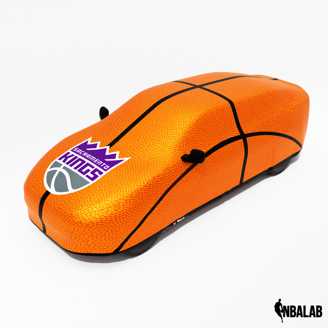 Officially Licensed Sacramento Life Size Basketball Car Covers – Indoor & Outdoor | NBA Protection | HeroCovers