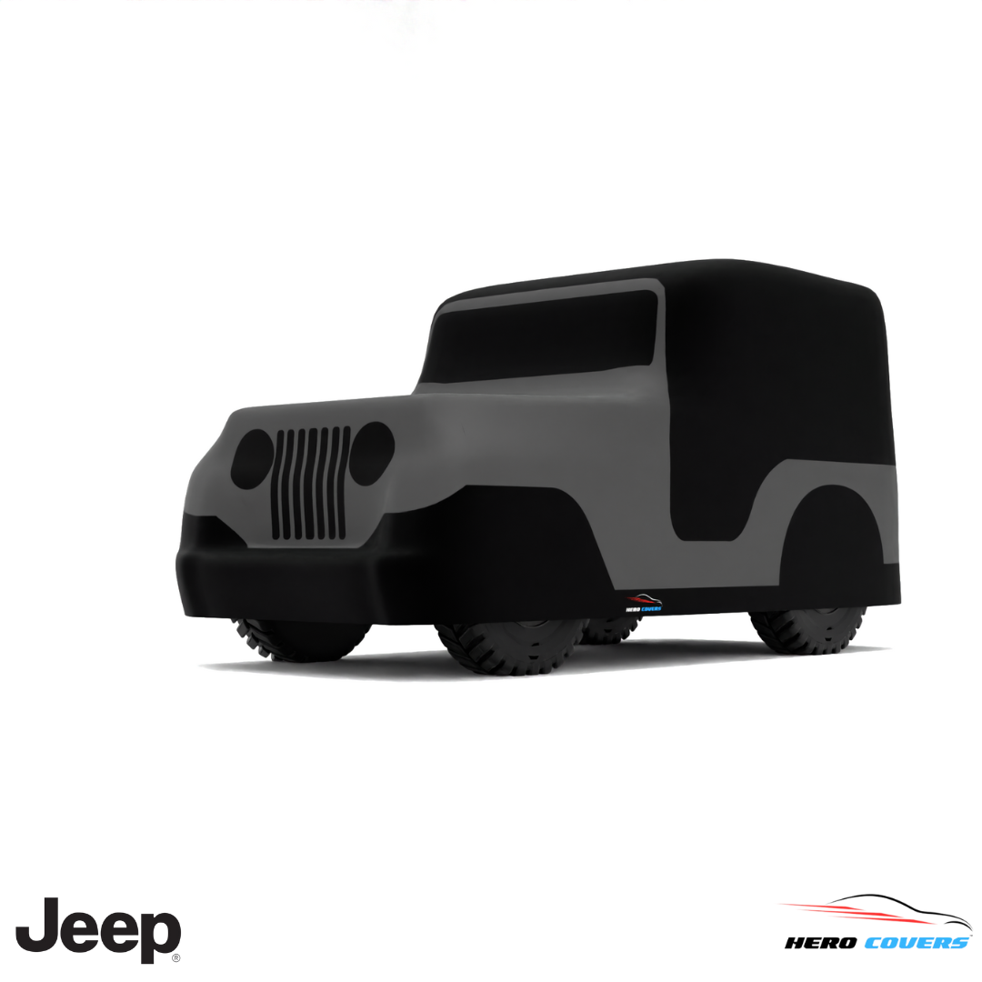Jeep JS Series 1953 Car Cover: Indoor & Outdoor Use - HeroCovers