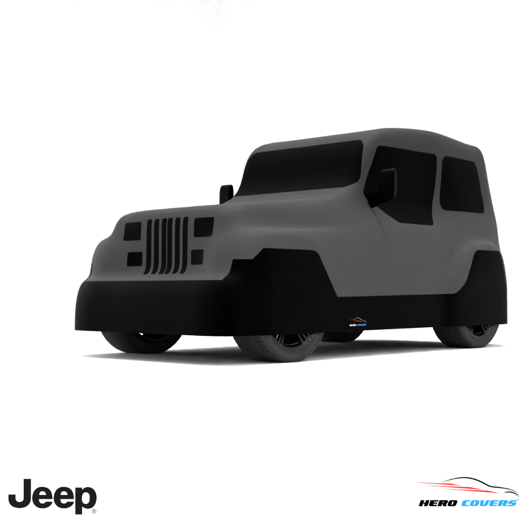 Jeep Wrangler 1987 Car Cover: Indoor & Outdoor Use - HeroCovers
