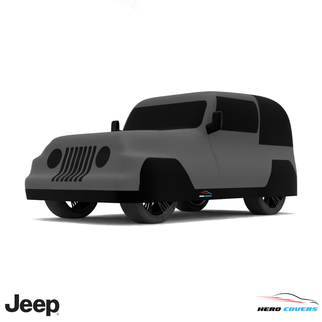 Jeep Wrangler 1996 Car Cover: Indoor & Outdoor Use - HeroCovers
