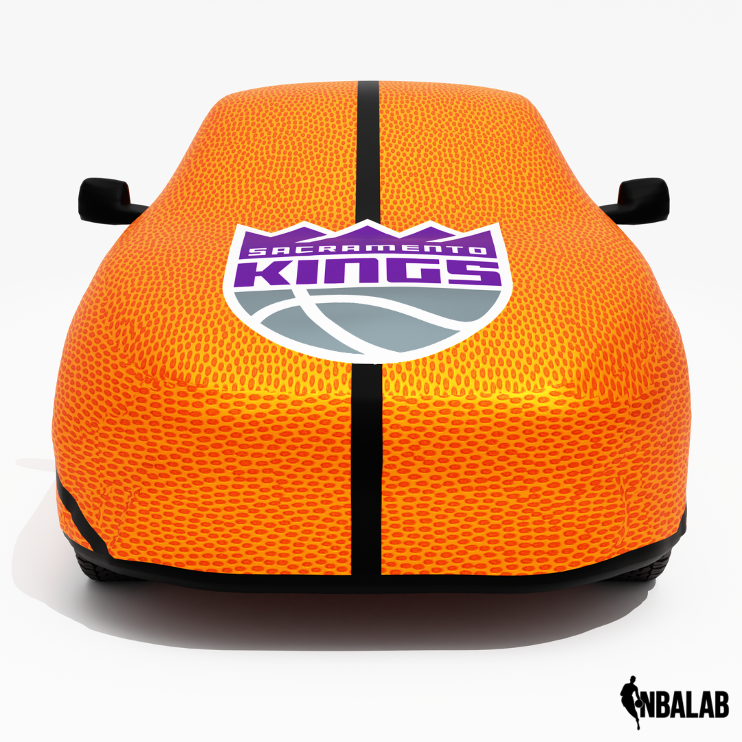 Officially Licensed Sacramento Life Size Basketball Car Covers – Indoor & Outdoor | NBA Protection | HeroCovers