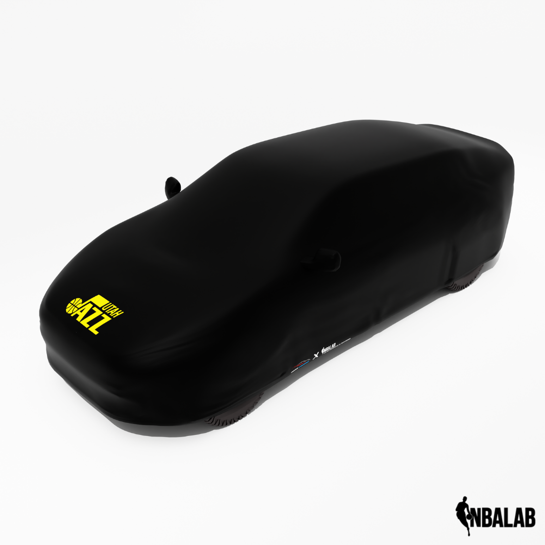 Officially Licensed Utah Jazz Black Car Covers – Indoor & Outdoor | NBA Protection | HeroCovers