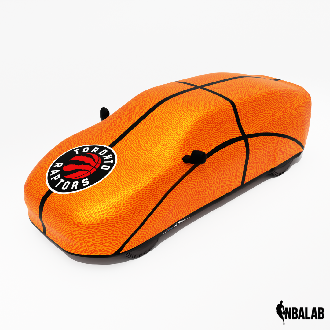 Officially Licensed Toronto Raptors Life Size Basketball Car Covers – Indoor & Outdoor | NBA Protection | HeroCovers