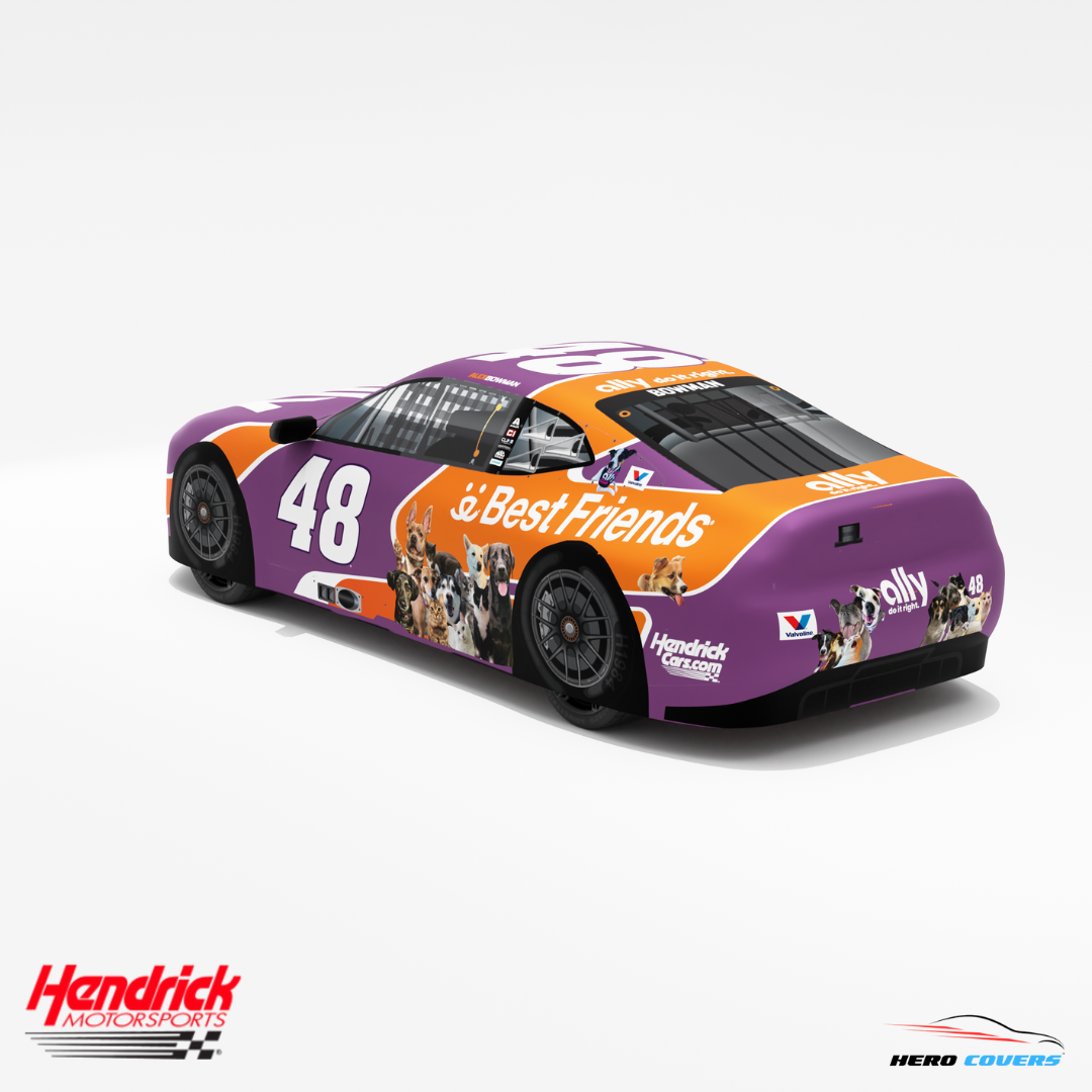 Officially Licensed Hendrick Motorsports BESTFRIEND Car Cover – Precision Fit & Ultimate Protection | HeroCovers