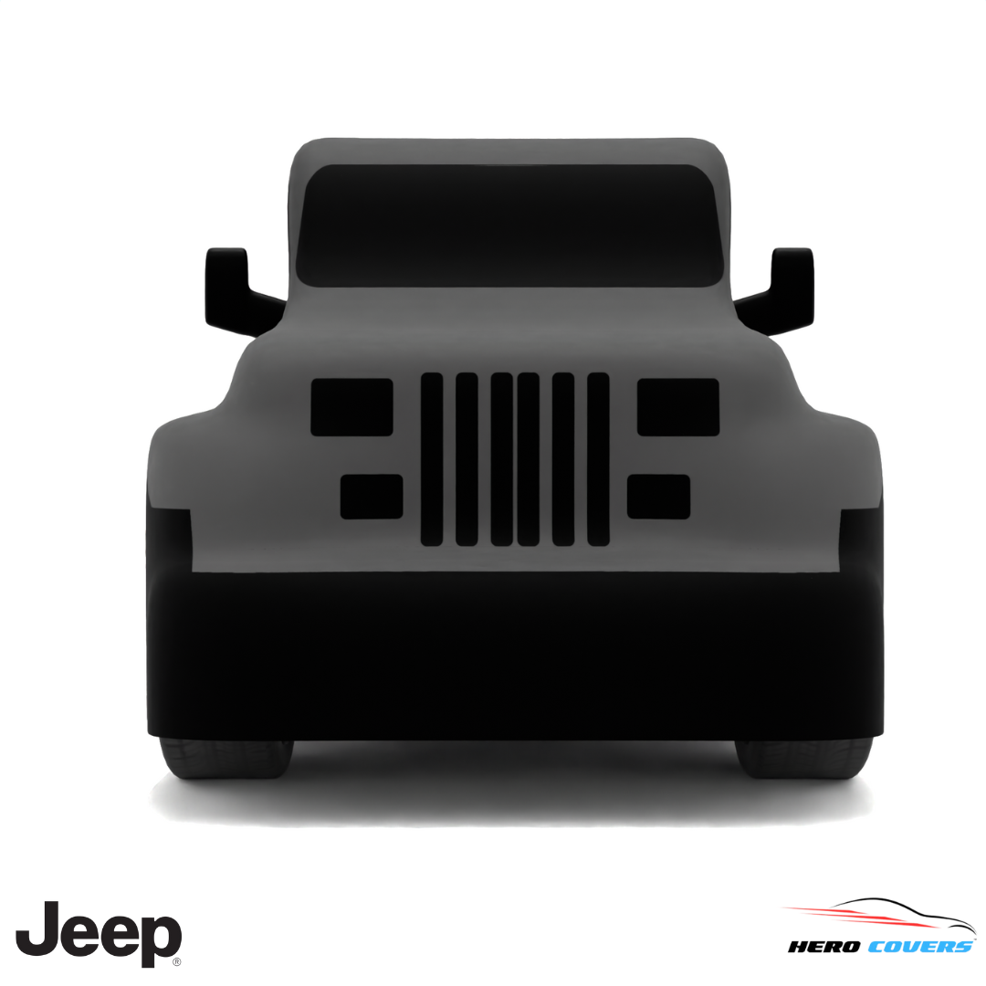 Jeep Wrangler 1987 Car Cover: Indoor & Outdoor Use - HeroCovers