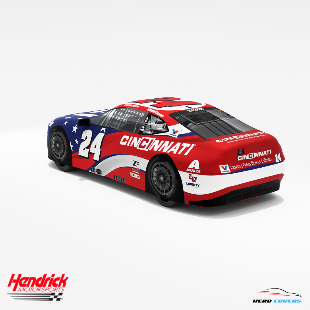 Officially Licensed Hendrick Motorsports Cincinnati Custom Car Cover