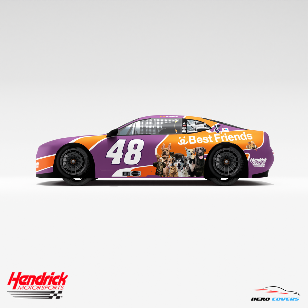 Officially Licensed Hendrick Motorsports BESTFRIEND Car Cover – Precision Fit & Ultimate Protection | HeroCovers
