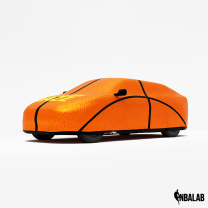 Officially Licensed Utah Jazz Life Size Basketball Car Covers – Indoor & Outdoor | NBA Protection | HeroCovers